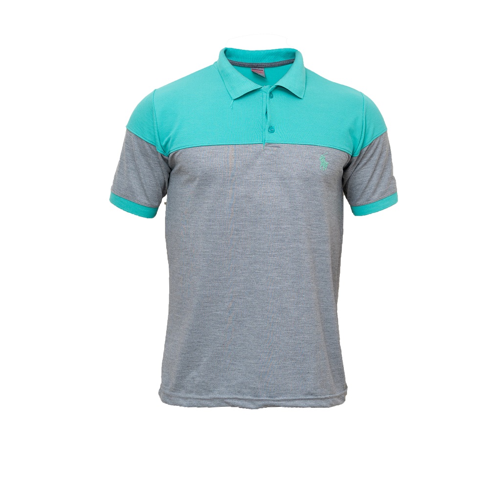 پولو شرت polo طوسی سبز